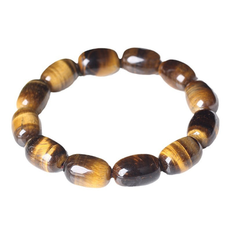 Wholesale Raw Ore Yellow Tiger Stone Bracelets